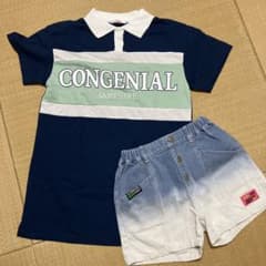 ピンクラテのチュニックとALGY ショートパンツのサムネイル