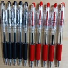 ゼブラ 黒赤 ボールペン 10本セット - メルカリ