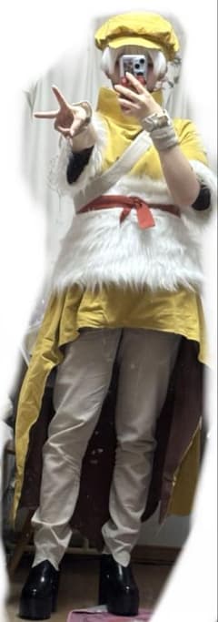 ドクターストーン羽京コスプレ衣装、ウィッグセット - メルカリ