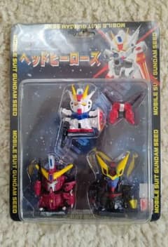 ヘッドヒーローズ モビルスーツガンダムSEED 3体セットのサムネイル