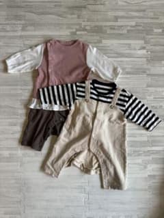 【美品】70サイズ ベビー服 ロンパース 2点セットのサムネイル