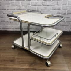 A2 ミッドセンチュリー ポットワゴン サービングカート 昭和レトロ