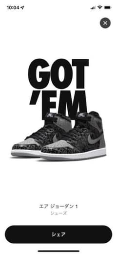 NIKE エア ジョーダン1  Rebellionaireのサムネイル
