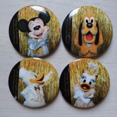 【東京ディズニーランド　ワンマンズドリームII】 缶バッジ 4個セットのサムネイル