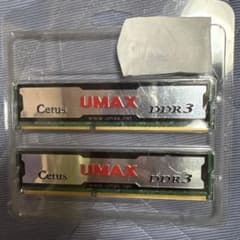 8GB UMAX Cetus DDR3-1333 4GB×2枚組 メモリーのサムネイル
