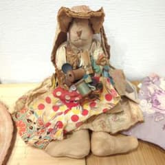 毛塚千代人形 カントリードール 耳長うさぎ - メルカリ