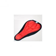 ★パッド入り立体サドルカバー★自転車★サイクリング★赤色 ＃Ｍ－２のサムネイル