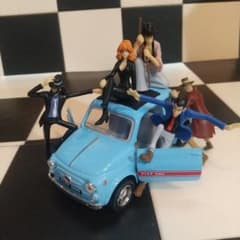 ルパン三世▪ フィアット500 ▪フィギュア▪ミニカー セットのサムネイル
