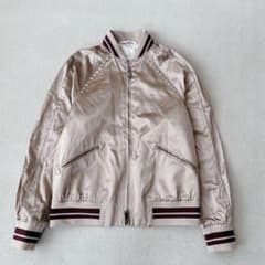 VALENTINO ヴァレンティノ ボンバージャケット スタッズ サテン 38 