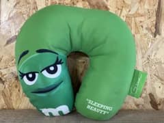 エムアンドエムズ ネックピロー グリーン m&m's 首枕のサムネイル