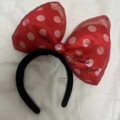 Disney ミニー カチューシャ レッド ドットのサムネイル