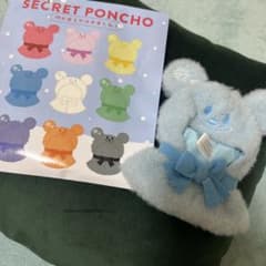 ディズニー　シークレットUniBEARsity SECRET PONCHO 青色のサムネイル