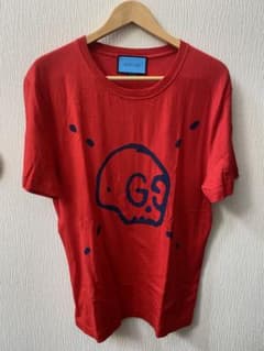 GUCCI レッド Tシャツ Mサイズ ゴーストプリント - メルカリ