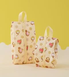 매진품 BT21 멀티 파우치 세트 HONEYBEE 미츠바치