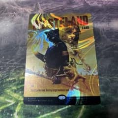 不毛の大地(SLC)ハローfoil ハロー・Foil】(050)□ボーダーレス□《不毛の大地/Wasteland》[SLC