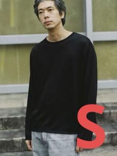 LIDNM】MERINO WOOL L/S TEE(黒) Sサイズ - メルカリ