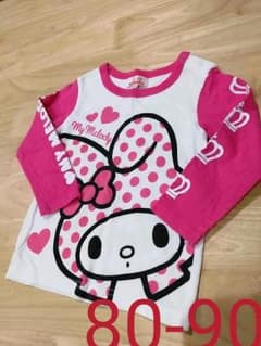 BABY DOLL ☆マイメロちゃんドット長袖Ｔシャツ80-90のサムネイル