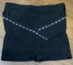 犬印　妊婦用腹帯パンツタイプ　LL  黒のサムネイル