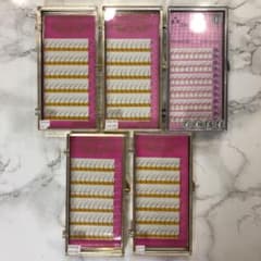 2Dエクステ 5ケースセット　TWIN CUTE Cカール　13mm/11mmのサムネイル