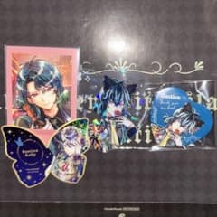 あくねこ バスティン ナンジャタウン ハート缶バッジ クリアカード