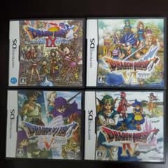 【美品】ドラゴンクエストIX、VI、V、IV 4本セットのサムネイル