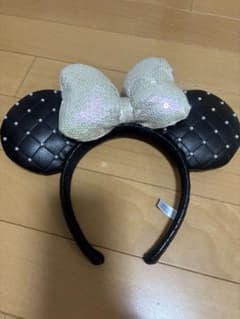 ディズニー ミニー カチューシャ ブラック キルティングのサムネイル