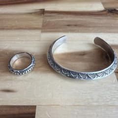 インディアンジュエリー ダレルキャドマン サンシャインリーブス リング バングル インディアンジュエリー ダレルキャドマン サンシャインリーブス