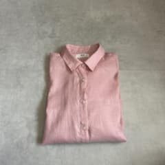 UNIQLO プレミアムリネンシャツ　Lのサムネイル