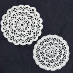 ②ハンドメイド＊レース編み＊ドイリーのサムネイル