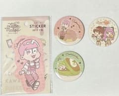 まとめ売りおそ松さん缶バッチ、ステッカーのサムネイル