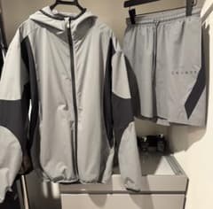 CRONOS ブルゾンハーフパンツ　セットアップSサイズ完売品定価42,900円 CRONOS ブルゾンハーフパンツ セットアップSサイズ完売品定価42,900円