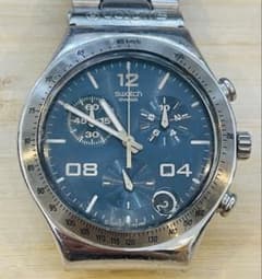 Swatch IRONY クロノグラフ 青文字盤 電池交換済 稼働品のサムネイル