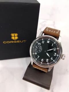s2535 美品 CORGEUT パイロットウォッチ 手巻き 時計 - メルカリ