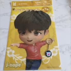 TinyTAN 홍차화전 클리어 파일 j-hope 키홀더 BTS