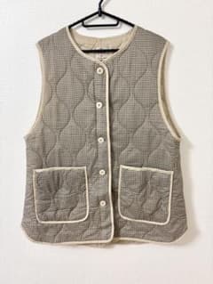 Samantha Mos2 Houndstooth Quilted Vest
