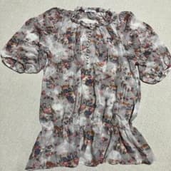 HYSTERIC GLAMOUR 猫柄 シアーブラウス 半袖 - メルカリ