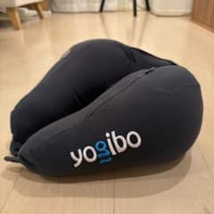 yojibo Neck Pillow X Logo ネイビーのサムネイル