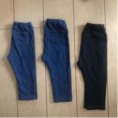 ユニクロ レギンス パンツ キッズ まとめ売り 80cmのサムネイル