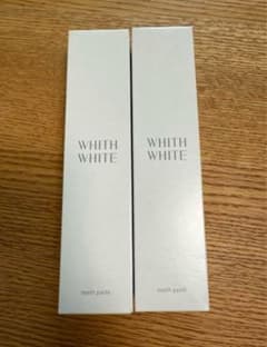 WHITH WHITE フィスホワイト 歯磨き粉 120g 2本セットのサムネイル