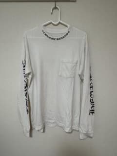 CHROME HEARTS レターズ ネックロゴ ロンT Mサイズ 白 CHROME HEARTS レターズ ネックロゴ ロンT Mサイズ 白 - メルカリ