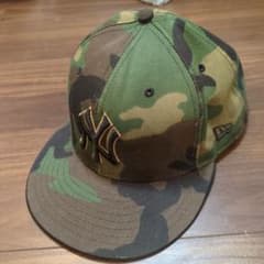 NEWERA ニューヨークヤンキース カモフラ 迷彩キャップのサムネイル