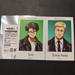 진격의 거인 WIT STUDIO RUNWAY 카드 리바이 엘빈