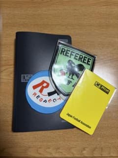サッカー 審判用品 ノート パッチセットのサムネイル