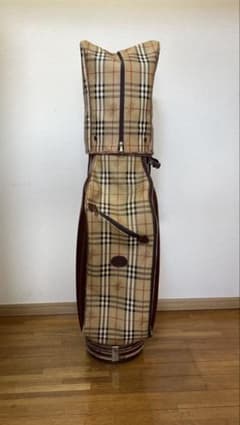 Burberry checked golf bag