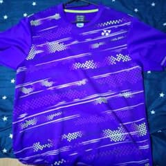 YONEX バドミントンシャツ 紫 Oのサムネイル