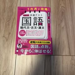 1カ月で攻略！大学入学共通テスト国語 現代文・古文・漢文のサムネイル
