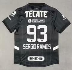 Sergio Ramos 93 Monterrey ユニフォーム 黒 - メルカリ