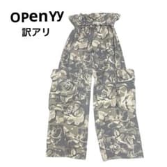 訳アリ】openyy カモ ロールウエスト カーゴパンツ 迷彩柄 S M - メルカリ
