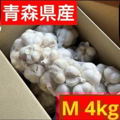 お買い得セール】青森県 福地ホワイト にんにく M4kg 加工 家庭用