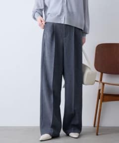 Aunely すぐサラUVタックワイドスラックスのサムネイル
